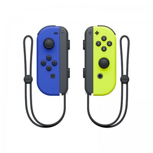 Comandos Nintendo Joy-Con Azul Néon/Amarelo Néon